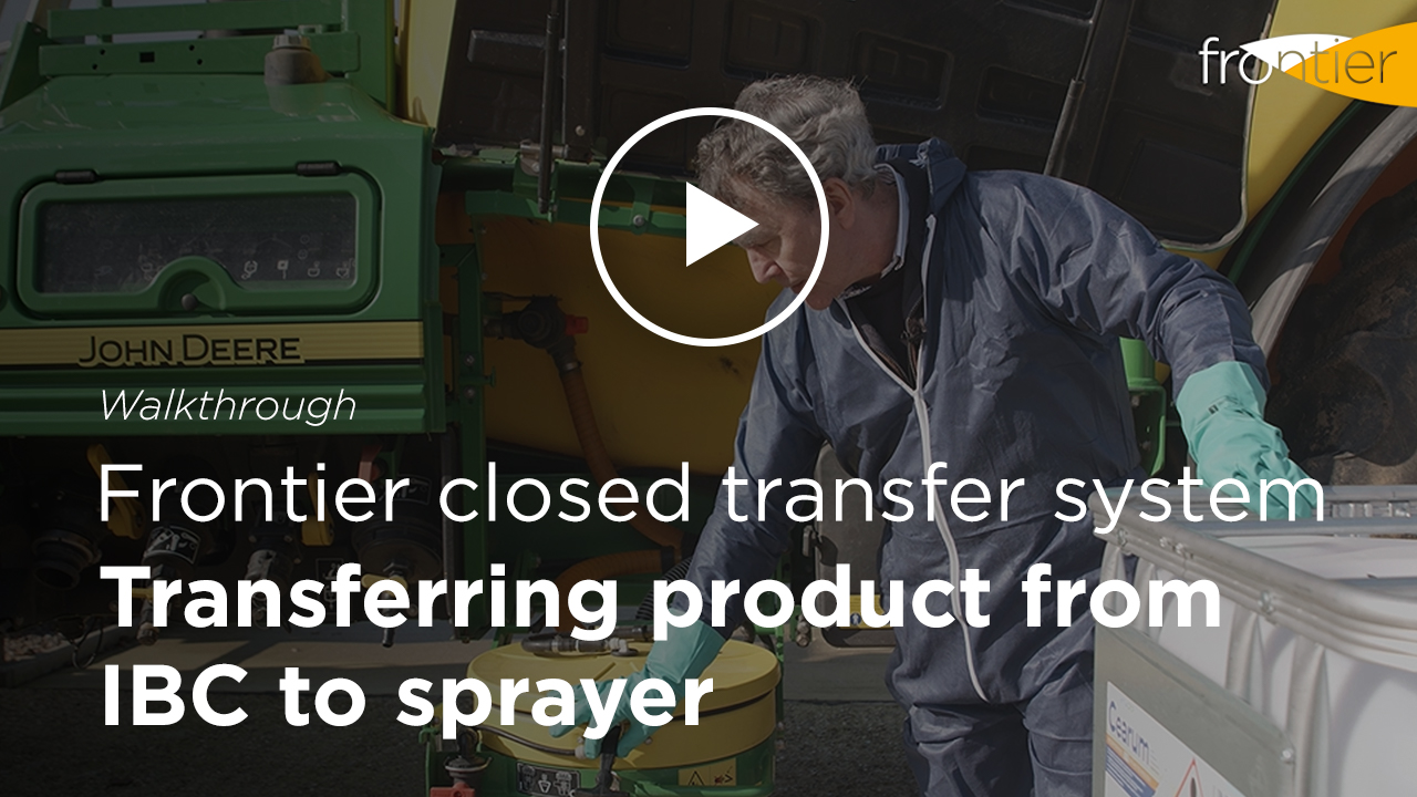 CTS transferring product to sprayer