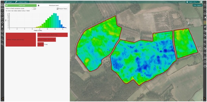 SOYL and Claas make yield data analysis easy map